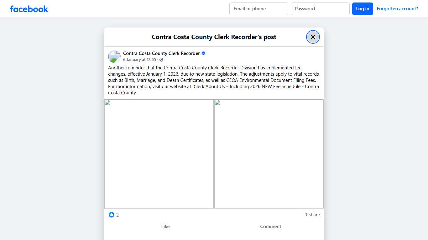 Another reminder that... - Contra Costa County Clerk Recorder | Facebook