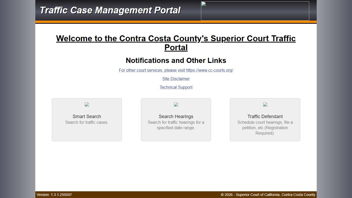 Traffic Portal Home - Superior Court of California, Contra Costa County
